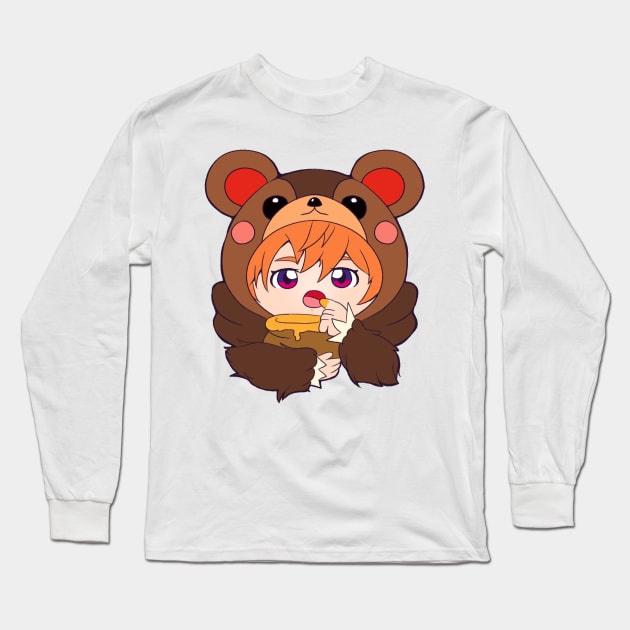 Obey me chibi onesie _Beel Long Sleeve T-Shirt by Petites Choses